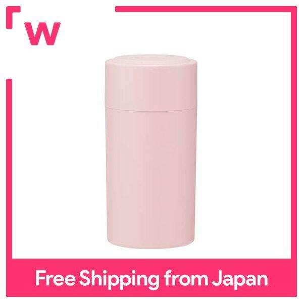 Skater Push Button Airtight Storage Container 800ml Smoke Pink Made in