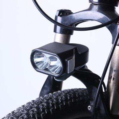 LED ด้านหน้าโคมไฟ36โวลต์48โวลต์60โวลต์ E-จักรยานจักรยานไฟฉายไฟหน้าฮอร์นอุปกรณ์เสริมสำหรับกลางแจ้งรอบขี่จักรยานความบันเทิง