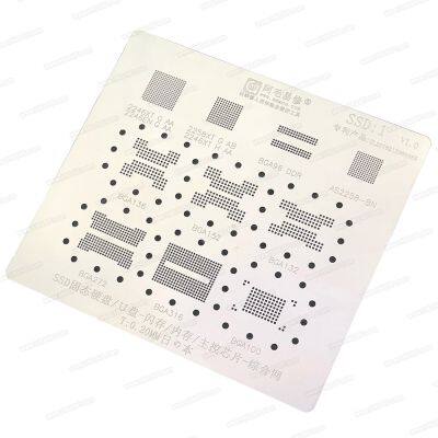 10 in 1 BAG96 BGA100 BGA132 BGA136 BGA152 BGA272 BGA316 2246XT 2258XT AS2258-BN BGA Stencil Template Calculators