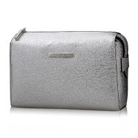 BG กระเป๋าคลัทช์ Estee Lauder Cosmetic Silver Bag. กระเป๋าถือ Clutch กระเป๋าคลัช