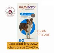 HCMBravecto 20-40kg - Trị ve ghẻ viêm da Demodex chó thumbnail