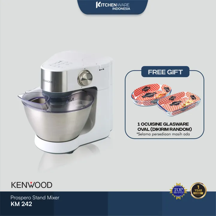 Kenwood KM242 Prospero Stand Mixer Mixer Berdiri KM 242 Putih