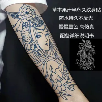 HCMHình xăm dán nam tatoo quan công kích thước 15 x 21 cm  miếng dán hình  xăm đẹp dành cho nam  Lazadavn