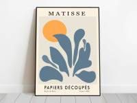 Matisse โปสเตอร์ดอกไม้ Henri Matisse พิมพ์ Papiers Decoupesoliday ของขวัญ,พิมพ์ผ้าใบ,ภาพที่กำหนดเอง,ภาพถ่ายงานแต่งงาน,ภาพถ่ายครอบครัว,1ชิ้นไม้ภายในกรอบหรือ Frameless