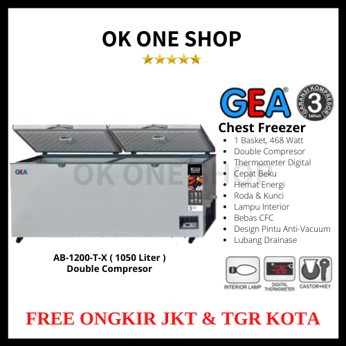 gea chest freezer ab 1200 tx