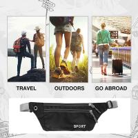 Outdoor Sports Waist Bag Anti-close-fitting Multi-functional Leisure Bag Phone Oblique Bag Cross Mobile Bag Waist Stealing L3T0