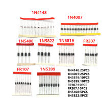 100PCS Schottky diode transistor set 8 kinds 1N4148 4007 5819 5399 5408