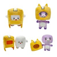 Lankybox Boxy/Foxy/Rocky หุ่นยนต์การ์ตูนถอดได้ ของขวัญสำหรับเด็กตุ๊กตานุ่มนิ่มกลายเป็นตุ๊กตา หมอนเตียงสาว