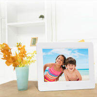 7 Inch HD Digital Photo Frame 1024x600 HD Ultra-Thin LED Electronic Photo Album LCD Photo Frame