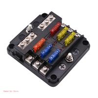 Waterproof Fuse Block with LED Indicator for Car Truck Power Distribution Blade Fuses Accessories