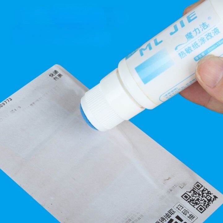 Thermal Paper Correction Fluid Waybill Eraser for Privacy Protection