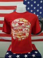 เสื้อยืดวินเทจ เสื้อยืดลายกีฬาฟุตบอลทีมARSENALงานแท้ ปี2015 MADE IN HONDURAS