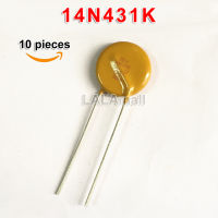 10pcs 14N431K JVR14N431K Varistor 14N431 14D431K 14MM431V new original