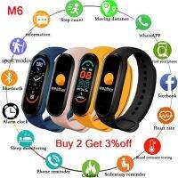 ▨ M6 Smart Bracelet Men Smart Wristband Women Fitness SportsTracker Smartwatch Music Bluetooth-compatible Band For Andriod IOS