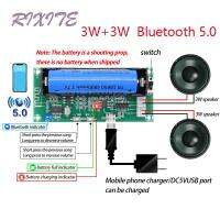 XH-A153บลูทูธ5.0 Dual-Channel 2 Ch Channel Stereo Low Power Amplifier Board 3W 3W DC 5V ชิป PAM8403