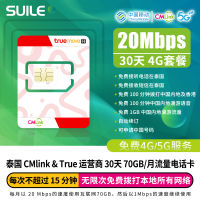 CMLink ความเร็ว 20Mbps ซิมการ์ดเติมเงินเบอร์ไทย อินเตอร์เน็ต 30 วัน 70GB/เดือน พร้อมบริการเสริมเปิดเบอร์จีนเพิ่มได้ NO.3