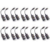 10 Pairs HD BNC Video Balun 8MP 1080P 720P Transceivers UTP Cat5 HD CVI TVI AHD for CAMERA