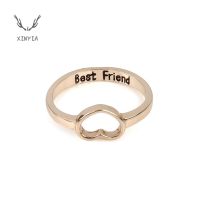 Fashion Women Best Friend Tail Finger Mid Knuckle Ring Heart Jewelry B1