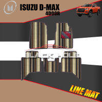 Isuzu D-Max 4Door ปี 2019 - ปีปัจจุบัน Blackhole Trap Line Mat Edge (Set ชุดภายในห้องโดยสาร)