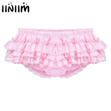 Mens Shiny Soft Ruffled Floral Lace Lingerie Bikini Briefs Underwear Sexy Sissy  Panties - China Sissy Panties and Men Underwear Sexy price