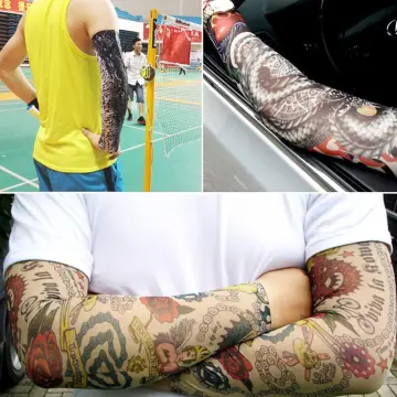 1pc Mens Tattoo Arm Sleeve For Sun Protection Suitable For Summer Outdoor  Activities  SHEIN