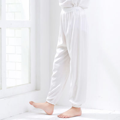 [In stock]22 ฤดูร้อนใหม่กางเกงโคมไฟเด็กกางเกงกันยุงผ้าฝ้ายแม่ลูกกางเกงสีทึบกางเกงแอร์เด็กแบบบาง