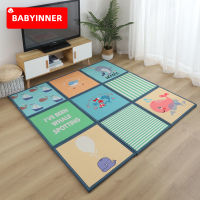 Babyinner 60*60*2.3cm Baby Play Mat Anti-fall XPE Splicing Mats Foam Thickening Cartoon Puzzle Mat Living Room Bedroom Car