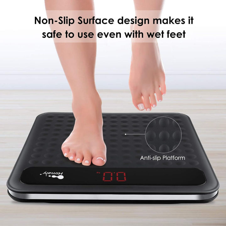 agm-digital-body-weight-bathroom-scale-high-precision-measurements-scales-with-large-non-slip-silicone-platform-and-lcd-digital-display-400lbs-180kg-capacity-black