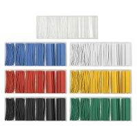 【CW】 100PCS Assortment Shrink Tube 2:1 Wire Cable Sleeving Polyolefin 7 Colors 10.4Mpa Colorful Electric