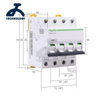 【LZ】℗✓  Interruptor diminuto atual original 6a-63a do interruptor de ar 4p de schneider ea9ah novo