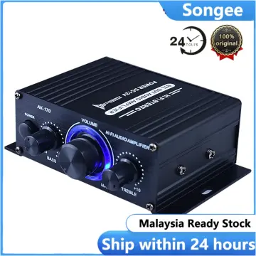 AK45/AK35 800W Home Power Amplifier 2 Channel Bluetooth 5.0 Mini Hifi  Digital Stereo Sound Amplifier