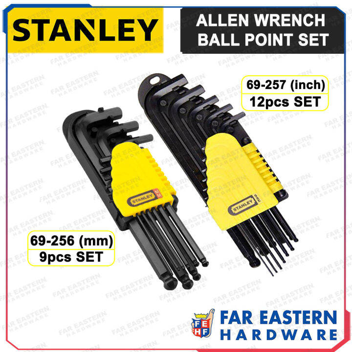 STANLEY Allen Wrench Ball Point Hex Key Set STHT Lazada PH