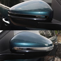 For Peugeot 5008 3008 2017 2018 2019 2020 Car Rearview mirrors decorative strip Decoration Exterior external Trim Accessories