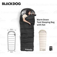 Naturehike-BLACKDOG 4ฤดู8 ~-7 ℃ ถุงนอนเต็นท์ให้ความอบอุ่นในถุงนอนคุณแม่พร้อมหมวกถุงนอนสำหรับเดินทางต่อ