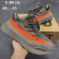 รองเท้าผ้าใบอดิดาส Yeezy Boost 350 v2-Beluga/Solar Red TM(new)