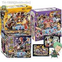 ☊♧☃ jfmkfmdm Piece Coleção Cartões Caixa Booster Pack Anime Luffy Zoro Nami helicóptero Game jogar cartas