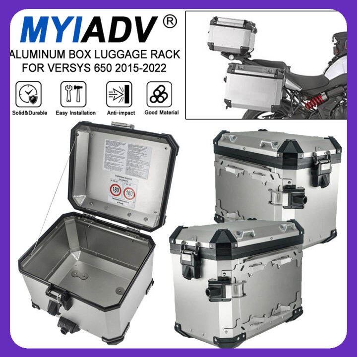 Aluminum Box Luggage Rack For Kawasaki For Versys 650 20152022