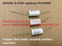 Original new 100 253VAC 0.47UF replaces 474/630V copper foot audio coupled poleless capacitor (Inductor)