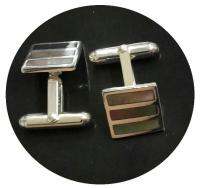 คัฟลิงค์ Sterling Silver Cufflinks with MOP กระดุมข้อมือเสื้อสำหรับผู้ชาย ทำจากเงินแท้ 925 Sterling Silver อัดเปลือกหอยมุก Mother of Pearl ขนาดและสีตามรูป  เครื่องประดับติดเสื้อและอื่นๆ