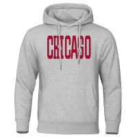 Chicago Basketball Uniform Printing Mens Hoody Street Hip Hop Hoodies Loose Crewneck Clothes Oversized Pullover Streetwear Size XS-4XL