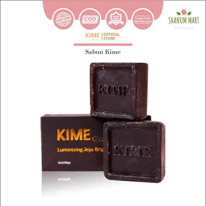 Sabun Kime Skincare Luminizing Jeju Brightening Soap Original Bpom