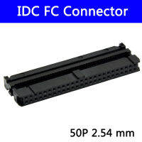 100ชิ้น2.54มิลลิเมตร IDC ซ็อกเก็ตหญิง FC 50จุด50pin 2*17สี่เหลี่ยมเชื่อมต่ออะแดปเตอร์ริบบิ้นเคเบิ้ล1.27มิลลิเมตร