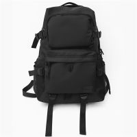 Chloeh Hornbye Shop Large Capacity and Trendy Black Backpack for Men, Ideal for Travel and Daily Use