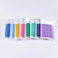 ✾◊ 100PCS Disposable Cotton Swab Eyelash Brushes Individual Eyelashes Microbrush Lash Removing Lash Extension Accessories