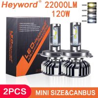 Heyword 22000lm 120W 1860 CSP chip 3000k/4300k/6000k/8000k Car LED Headlight   h4 h7 h1 LED headlights 9005 H7  h11 led light Bulbs  LEDs  HIDs