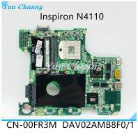 DAV02AMB8F0 DAV02AMB8F1 CN-00FR3M หลักสำหรับ Inspiron 14R N4110แล็ปท็อป HM67 DDR3 HD6630M GPU 100% Test ทำงาน