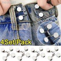 4Set Adjustable Waist Buckle Extender Set Jeans Extender Waist Extender Button for Pants Adjustable Jean Button Perfect Fit In