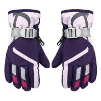 Children Boys Girls Winter Warm Windproof Sports Ski Gloves Kids Breathable Adjustable Glove