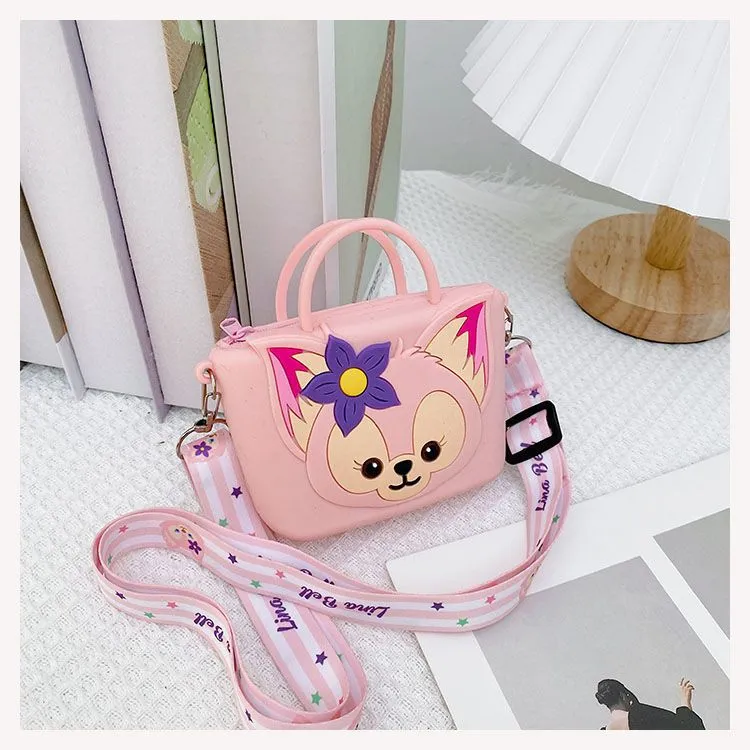 Kids Fashion Children Bag Silicon Purse Bunny Stella Lou Character Pink Purple  Cute Bag for Girls Kids Sling Bag Cute Crossbody Shoulder Bag Mini Kids  Girl School Bag Birthday Gifts