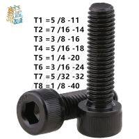 1-20 Pcs 12.9 Kelas Standar Inggris Carbon Steel Cap Allen Kepala Hexagon Screw 5/8 7/16 3/8 5/16 1/4 3/16 5/32 1/8 Inci